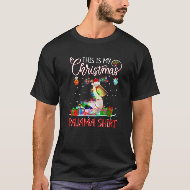 Camiseta Esta es la vida de mis Navidades Pajama Pelicans N (Anverso)