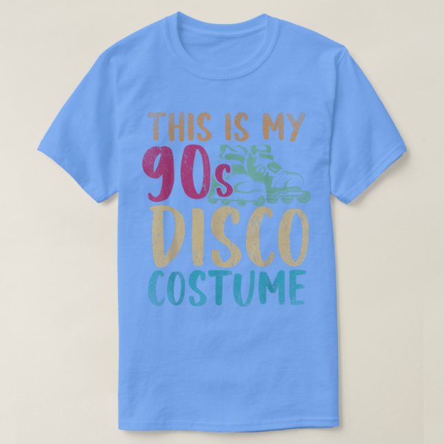 Camiseta Esta es mi 90s Disco Costume Fiesta de música Retr (Diseño del anverso)