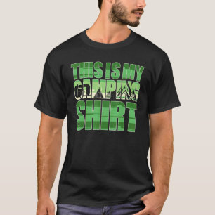 Camiseta Esta es mi actividad de acampada de camping al air