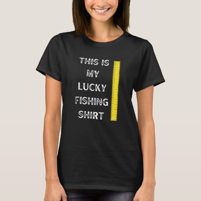 Camiseta Esta Es Mi Afortunada Pesca (Anverso)