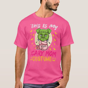 Camiseta Esta es mi asustada madre disfrazada de fiesta de 