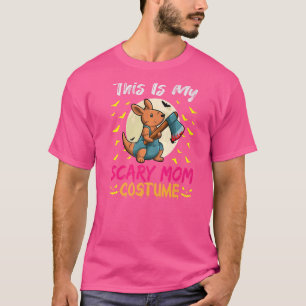 Camiseta Esta es mi asustada madre disfrazada de fiesta de