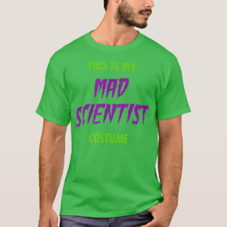 Camiseta Esta es mi asustado disfraz de científico loco Hal