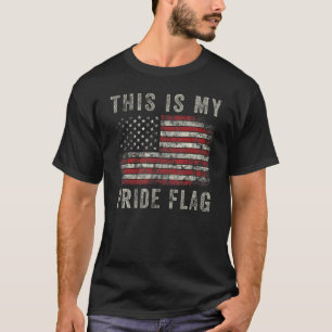 Camiseta Esta Es Mi Bandera De Camuflaje Orgullo USA Americ