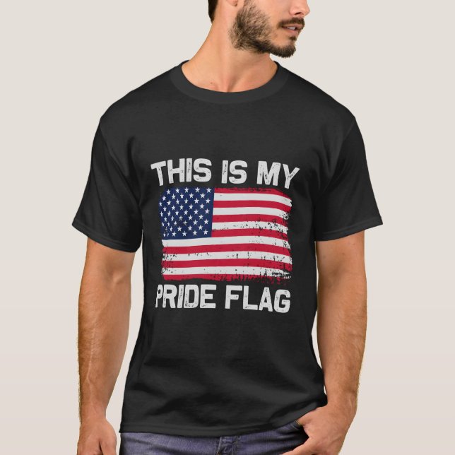 Camiseta Esta es mi bandera de orgullo (Anverso)