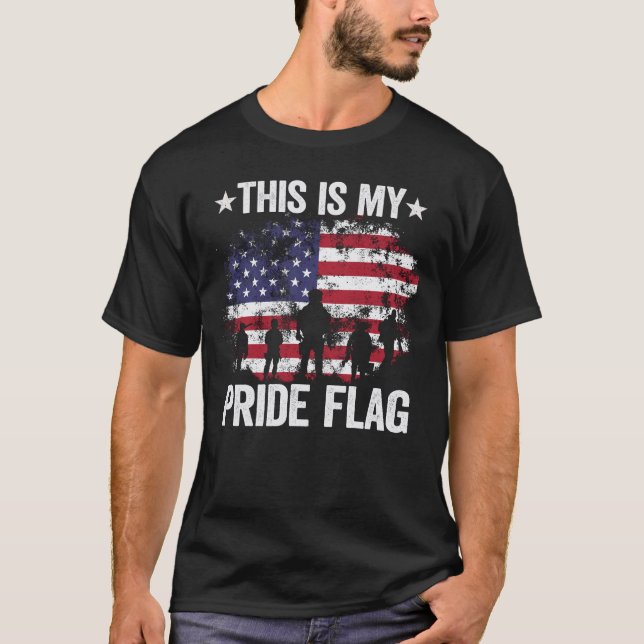 Camiseta Esta es mi bandera de orgullo (Anverso)
