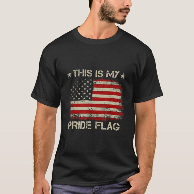 Camiseta Esta Es Mi Bandera De Orgullo Bandera Estadouniden (Anverso)