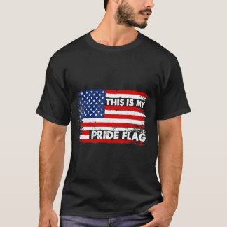 Camiseta Esta Es Mi Bandera De Orgullo Usa Americana Del 4 