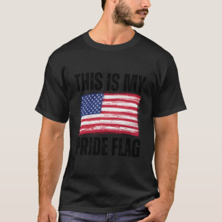 Camiseta Esta Es Mi Bandera De Orgullo Usa Patriótica Ameri