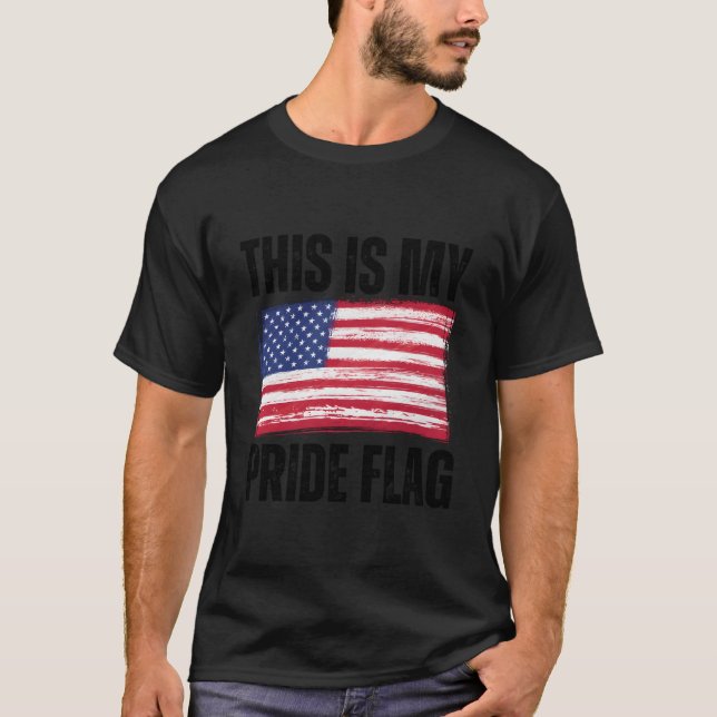 Camiseta Esta Es Mi Bandera De Orgullo Usa Patriótica Ameri (Anverso)