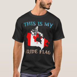 Camiseta Esta es mi bandera del Orgullo canadá, compra band