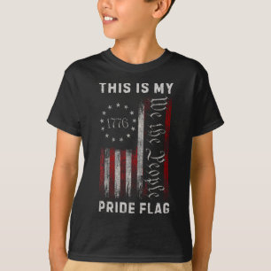 Camiseta Esta Es Mi Bandera Del Orgullo Estadounidense 4 De
