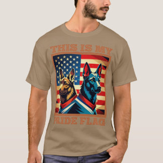 Camiseta Esta Es Mi Bandera Del Orgullo Perros Del Orgullo