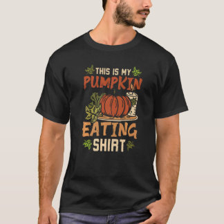 Camiseta Esta es mi calabaza comiendo