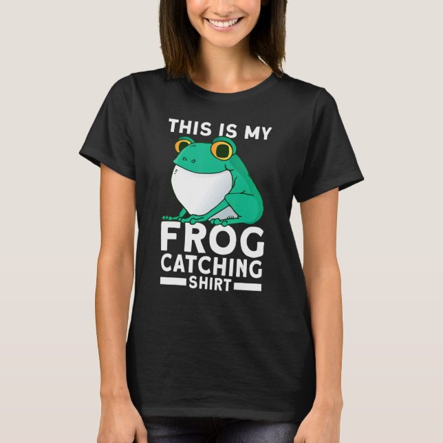 Camiseta Esta es mi captura de ranas (Anverso)