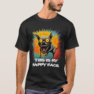 Camiseta Esta es mi cara feliz
