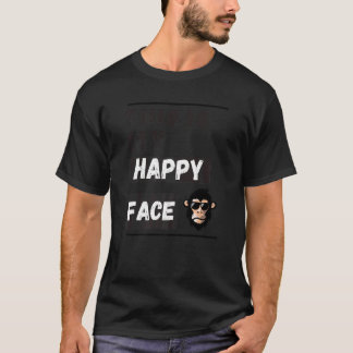 Camiseta Esta es mi cara feliz sarcástica
