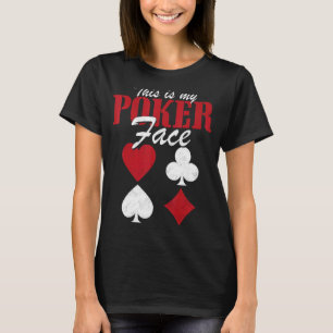 Camiseta Esta es mi carátula de póquer