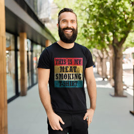 Camiseta Esta es mi carne fumando