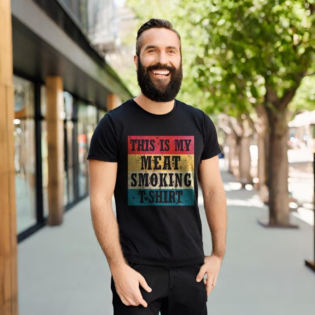 Camiseta Esta es mi carne fumando (Subido por el creador)