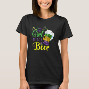 Camiseta Esta Es Mi Cerveza De Bebida Graciosa De Mardi Gra