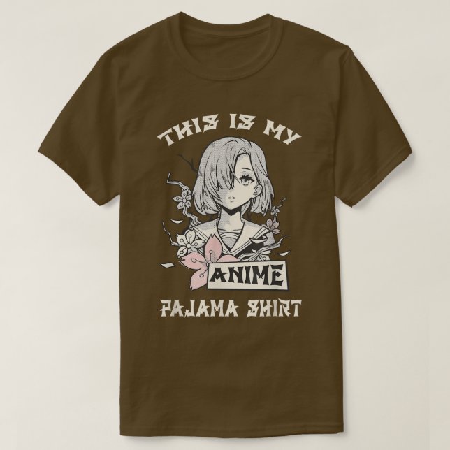 Camiseta Esta es mi Chica de Anime Pajama Women Otaku Pajam (Diseño del anverso)
