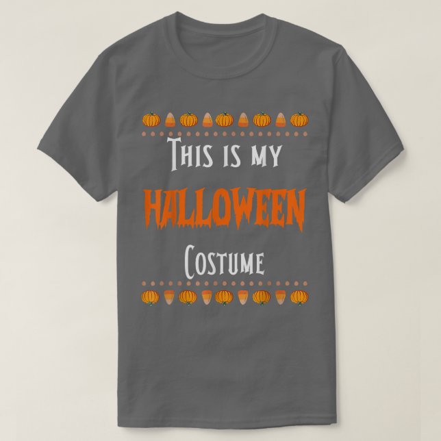Camiseta Esta Es Mi Cita Graciosa De Halloween (Diseño del anverso)