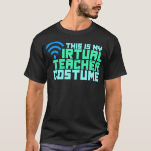 Camiseta Esta es mi clase de disfraz virtual de profesor en