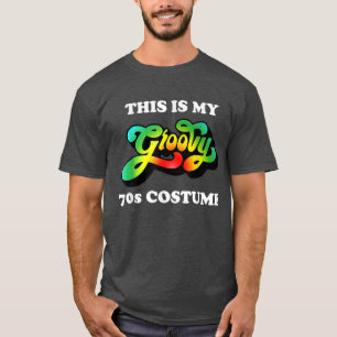 Camiseta Esta es mi disco de disfraces Groovy 70