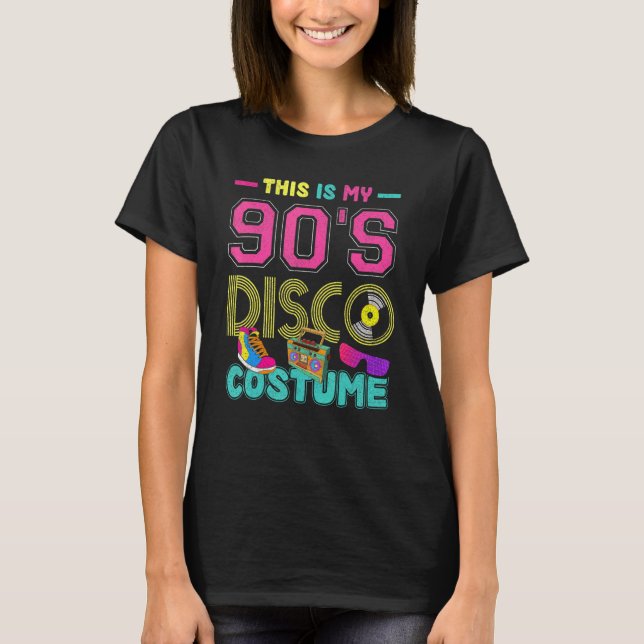 Camiseta Esta es mi discoteca Costume Fiesta Retro Music Ni (Anverso)