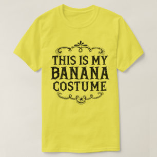 Camiseta Esta es mi disfraz bananera, divertida Halloween p