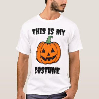 Camiseta Esta es mi disfraz divertida Halloween