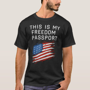 Camiseta Esta Es Mi Distancia Médica De Pasaporte De Libert