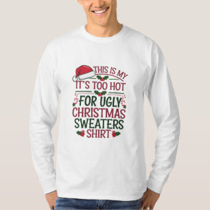 Camiseta Esta Es Mi Es Demasiado Caliente Para Espantosa Su