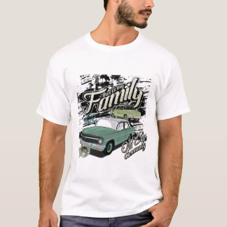 Camiseta Esta es mi familia de autos viejos