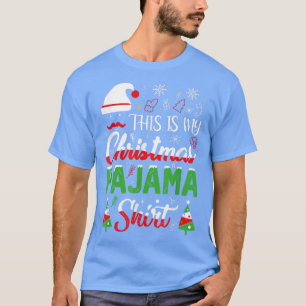 Camiseta Esta es mi familia de Navidades Pajama Shirt Xmas