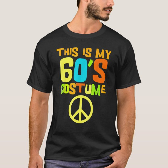 Camiseta Esta es mi fiesta temática de disfraces de los 60. (Anverso)