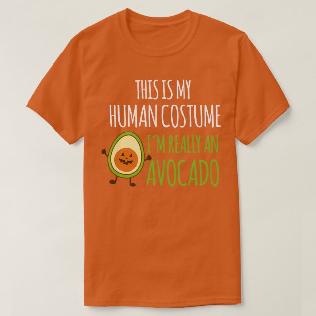 Camiseta Esta es mi graciosa cita de los disfraces humanos  (Diseño del anverso)
