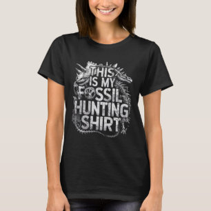 Camiseta Esta Es Mi Graciosa Paleontología De La Caza De Fó