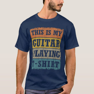 Camiseta Esta Es Mi Guitarra Tocando Música Retro De Camise