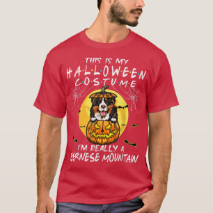 Camiseta Esta es mi Halloween, en realidad soy una montaña