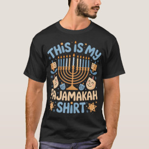 Camiseta Esta Es Mi Hanukkah kah Chanukah Judía Divertid