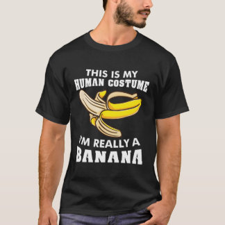 Camiseta Esta Es Mi Hu. Soy Realmente Una Banana Halloween