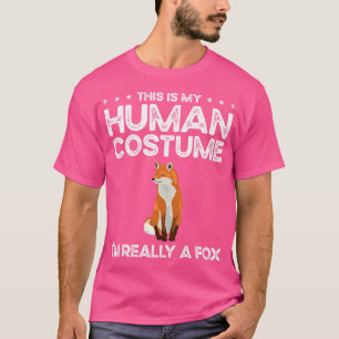 Camiseta Esta Es Mi Humanidad, Realmente Soy Un zorro para