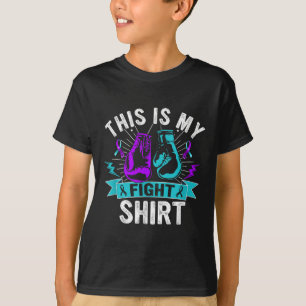 Camiseta Esta Es Mi Lucha Luchador Fuerte Prevención Del Su