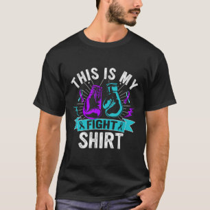 Camiseta Esta Es Mi Lucha Luchador Fuerte Prevención Del Su