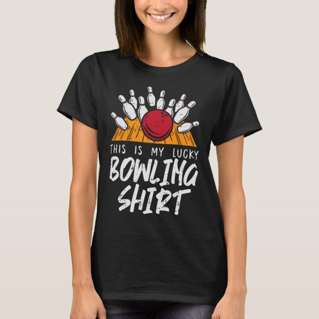 Camiseta Esta Es Mi Lucky Bowling Shirt Bowler (Anverso)