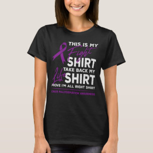 Camiseta Esta es mi malformación de chiari de los camisas
