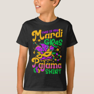 Camiseta Esta es mi Mardi Gras Pajama