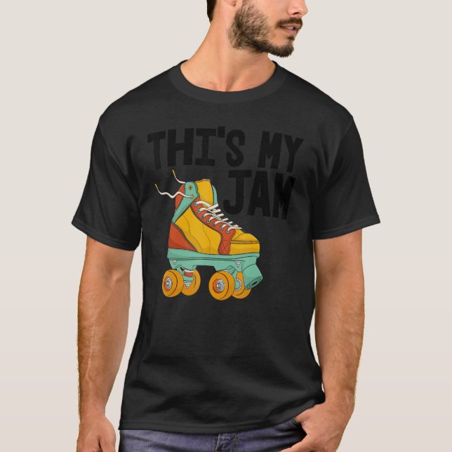Camiseta Esta es mi mermelada mujeres Rolling Shoes Cumplea (Anverso)